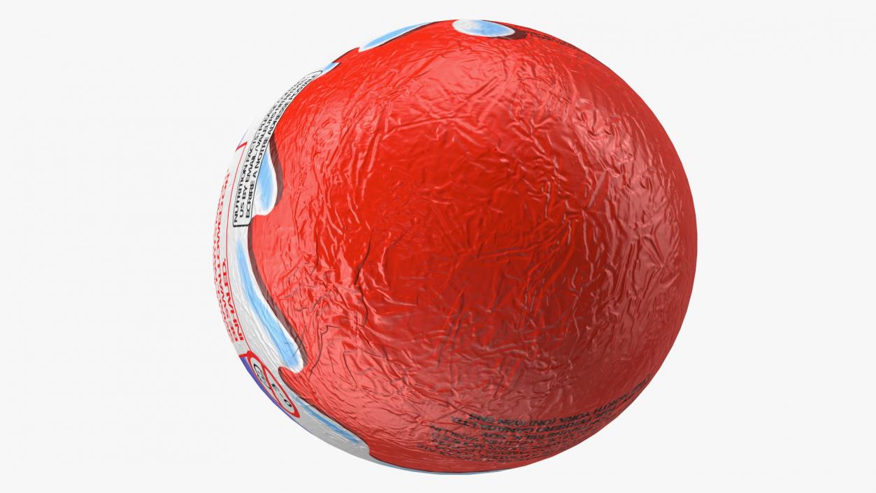 Kinder Surprise Christmas Chocolate Egg 3D model