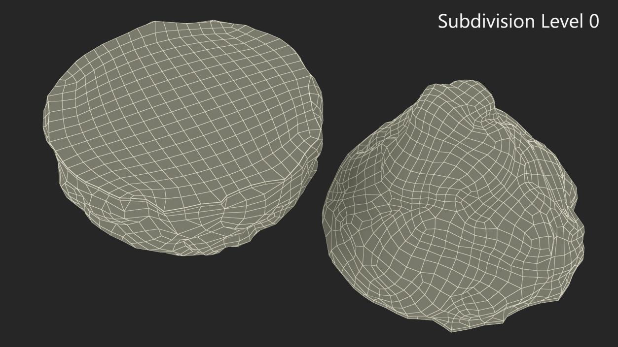 Half Bergamot Fruit 3D model