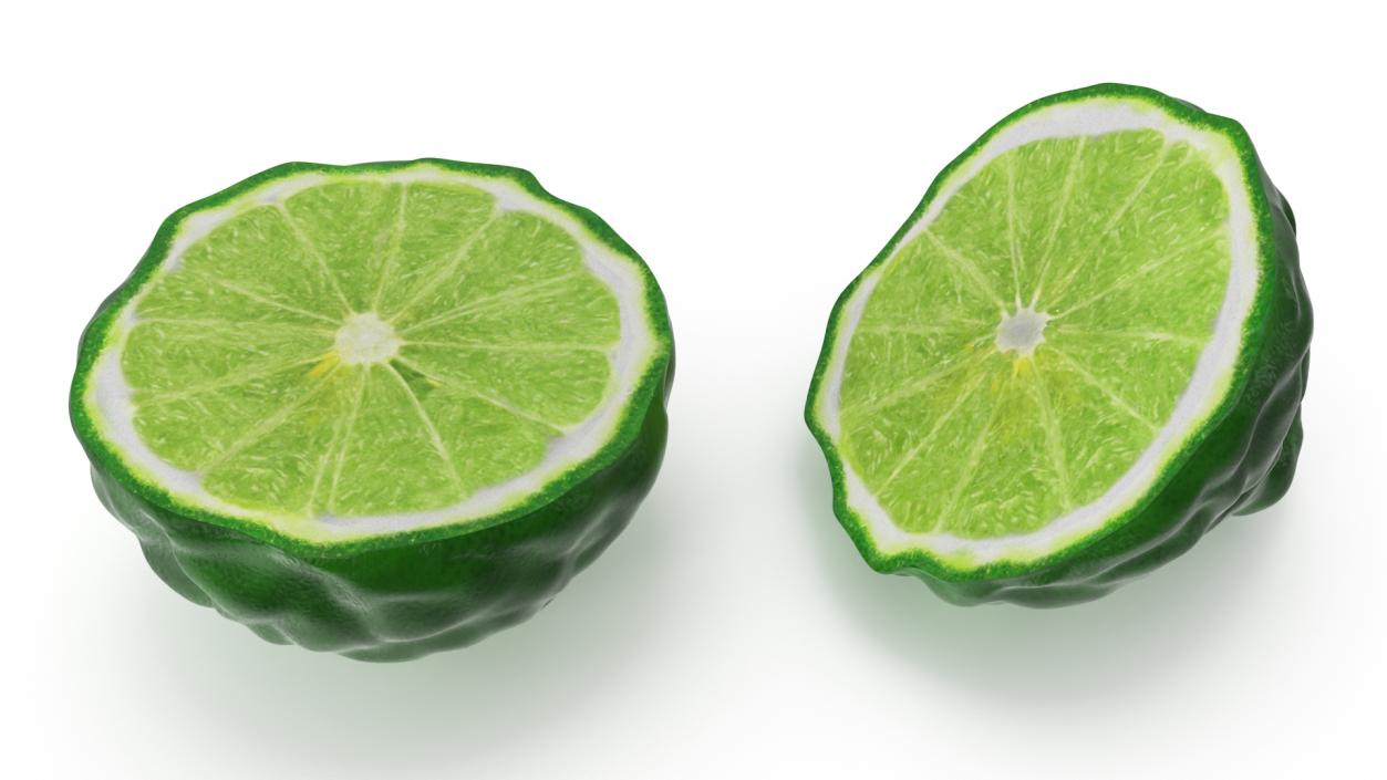 Half Bergamot Fruit 3D model