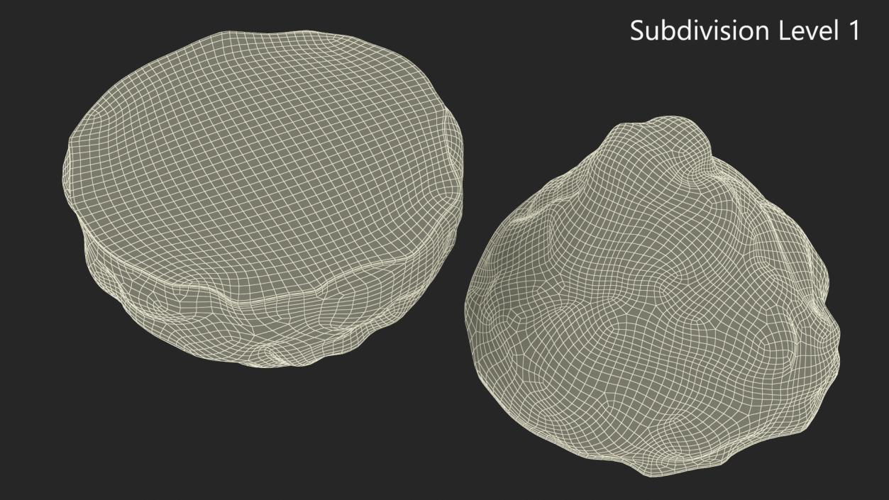 Half Bergamot Fruit 3D model