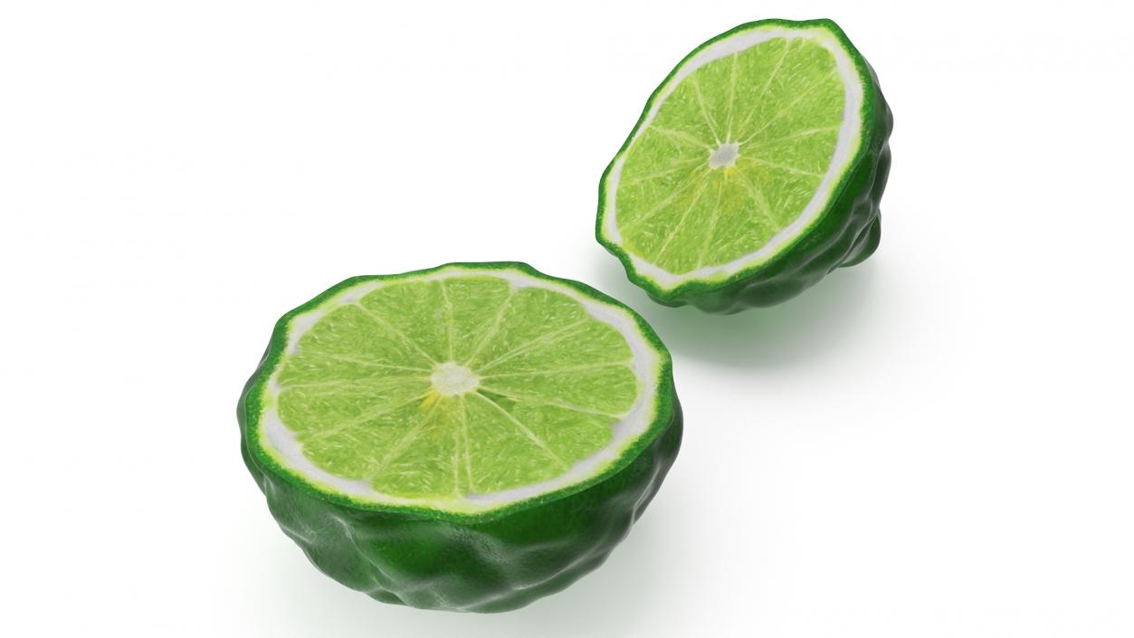 Half Bergamot Fruit 3D model