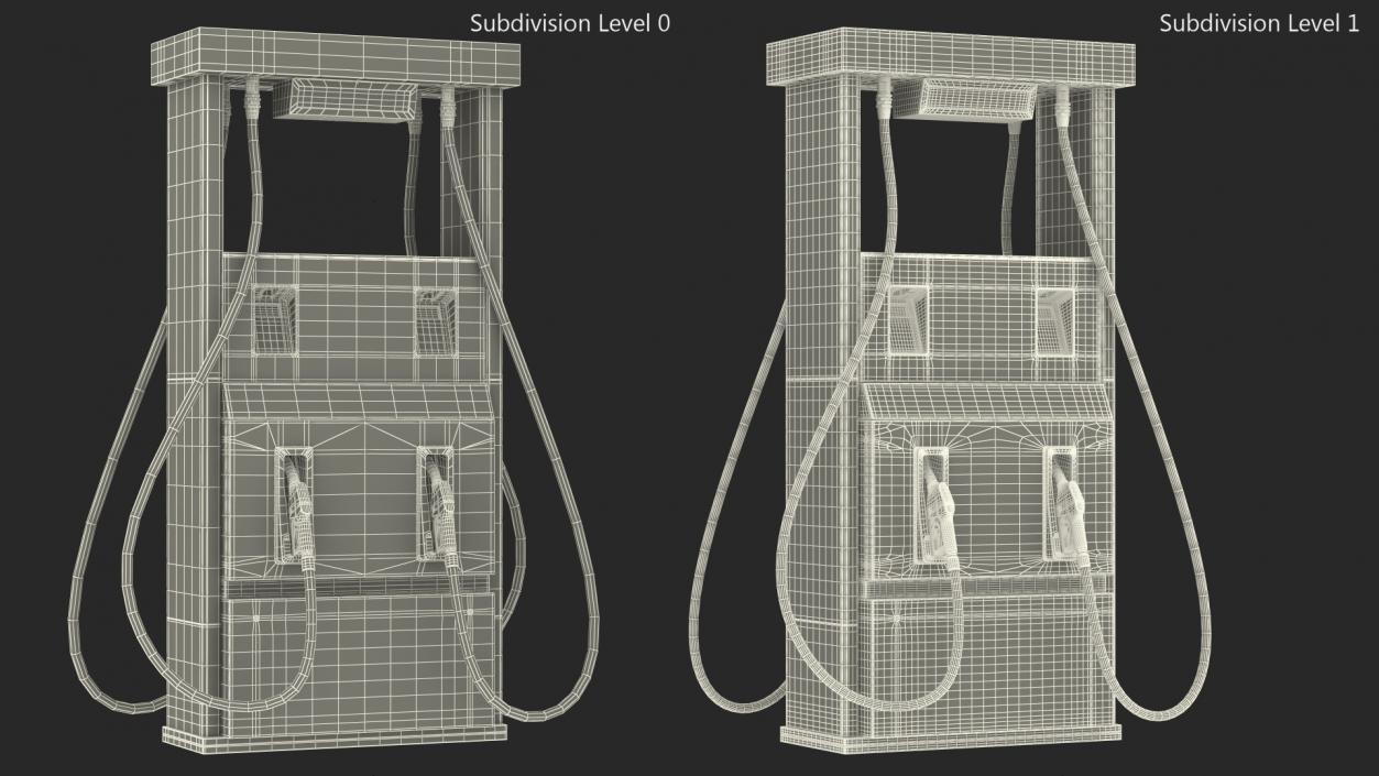 Fuel Pump Four Nozzles 3D