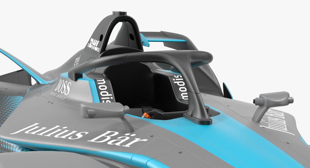 3D model Gen2 Formula E Car Rigged