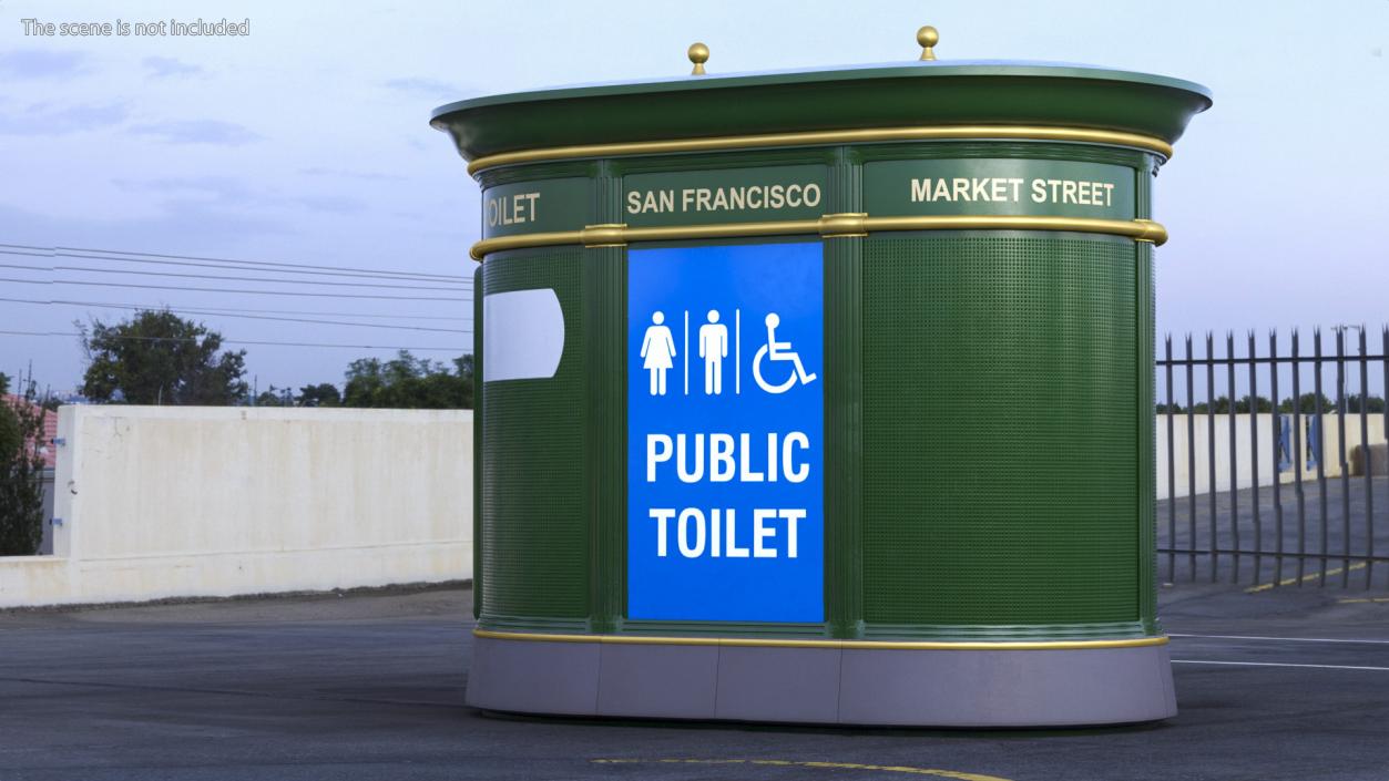 San Francisco Public Toilet 3D