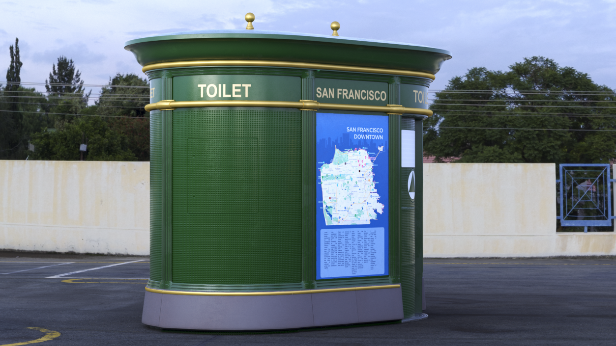 San Francisco Public Toilet 3D