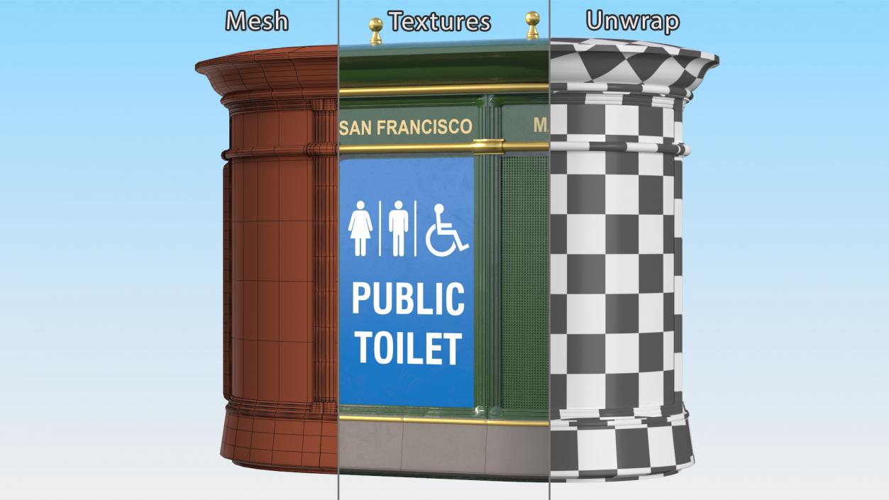 San Francisco Public Toilet 3D