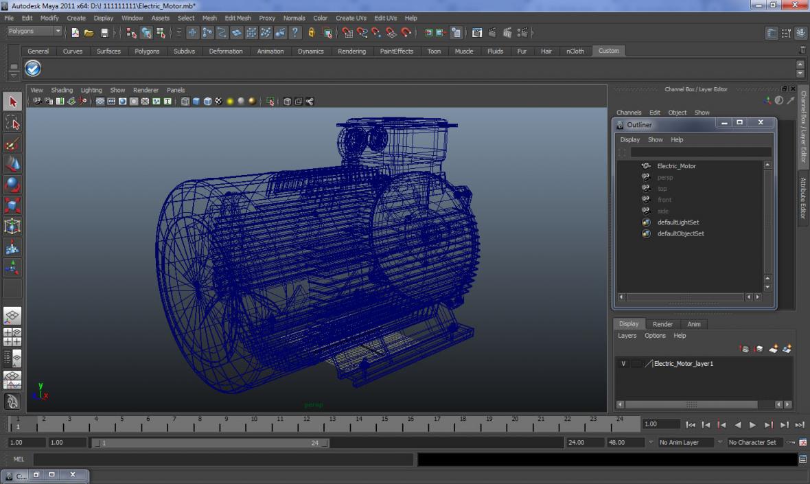 3D Electric Motor 4