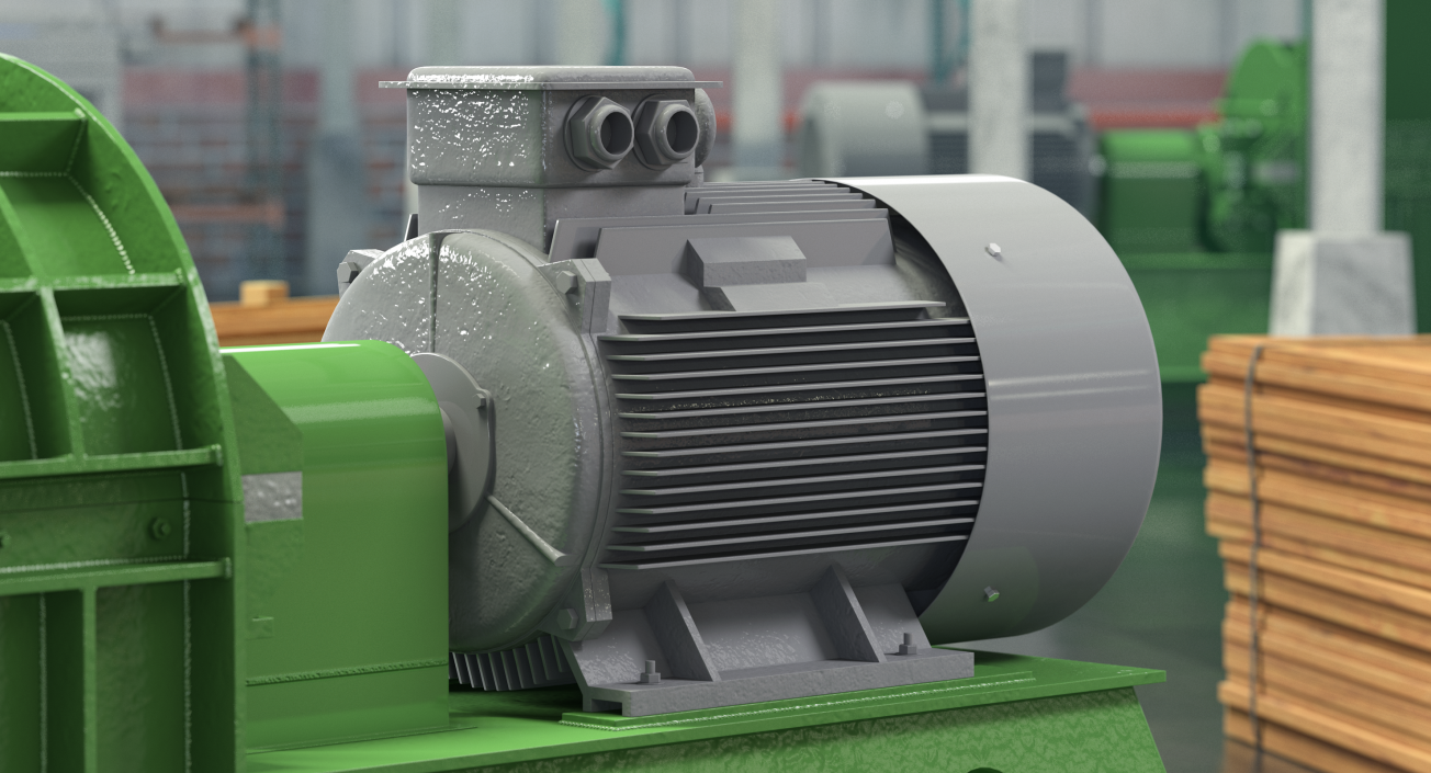 3D Electric Motor 4