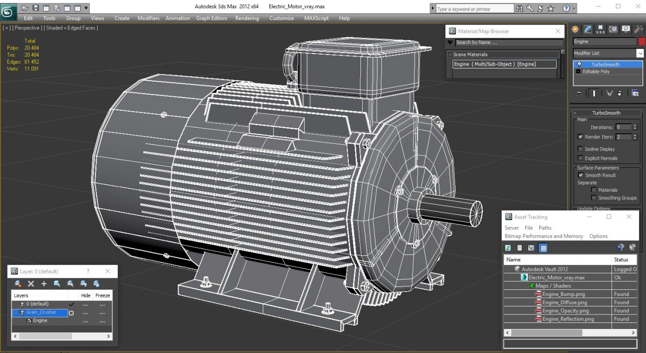 3D Electric Motor 4