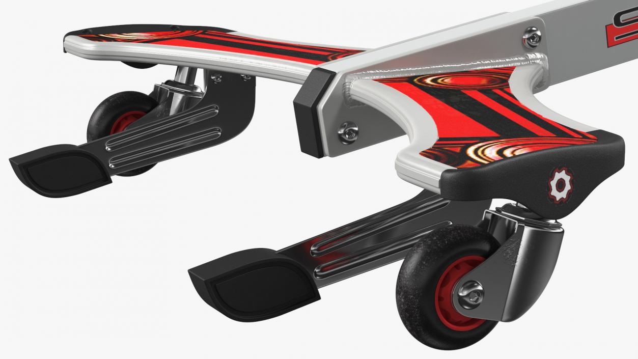 3D PowerWing Scooter Gray Red