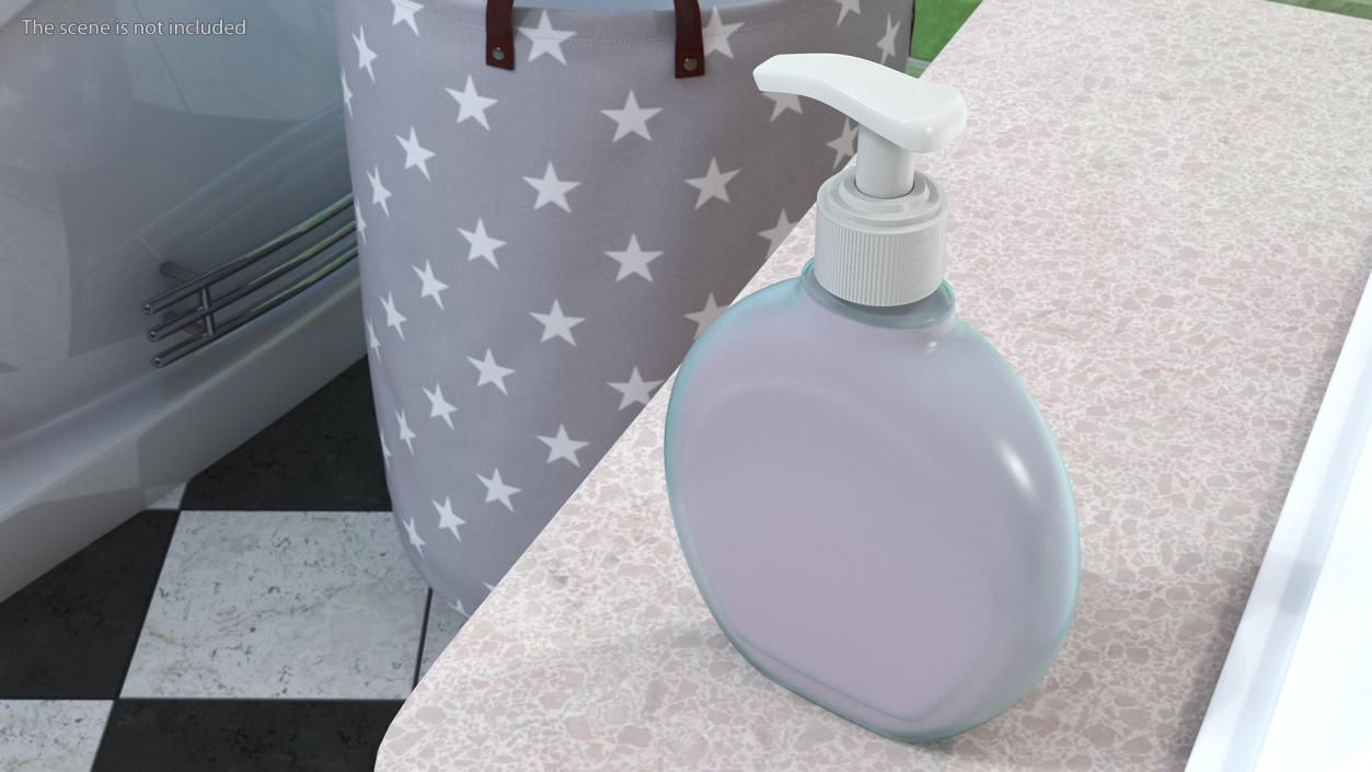 3D model 400ml Shampoo Bottles Set