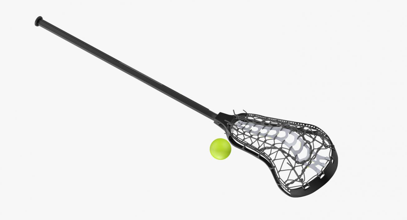 Nike Lunar Elite Womens Lacrosse Stick and Ball 3D