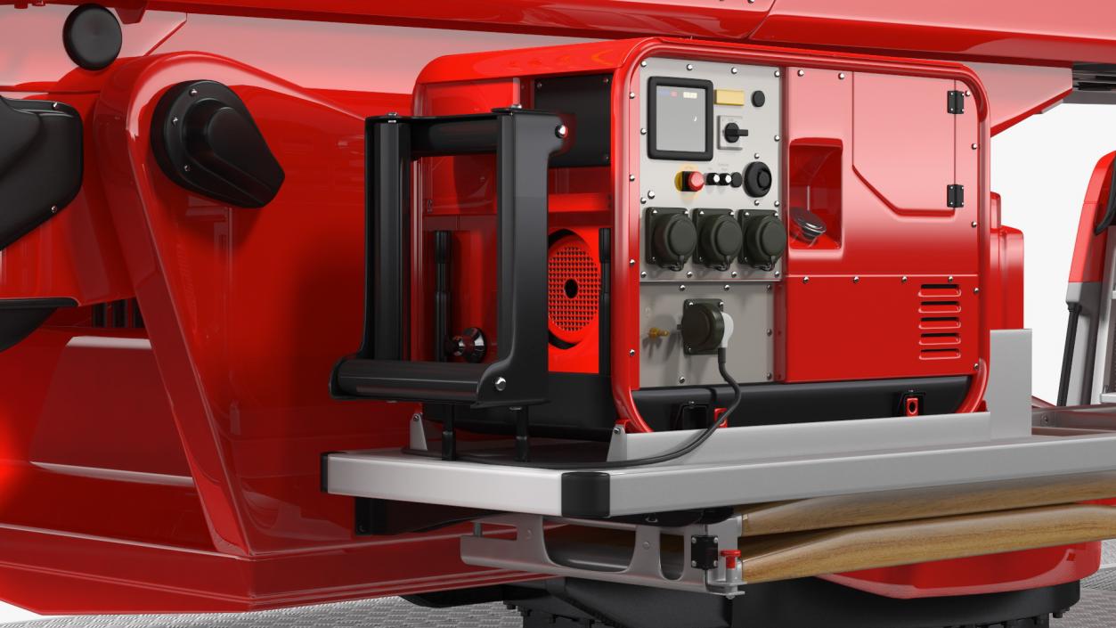 3D model Firefighting Truck with Ladder