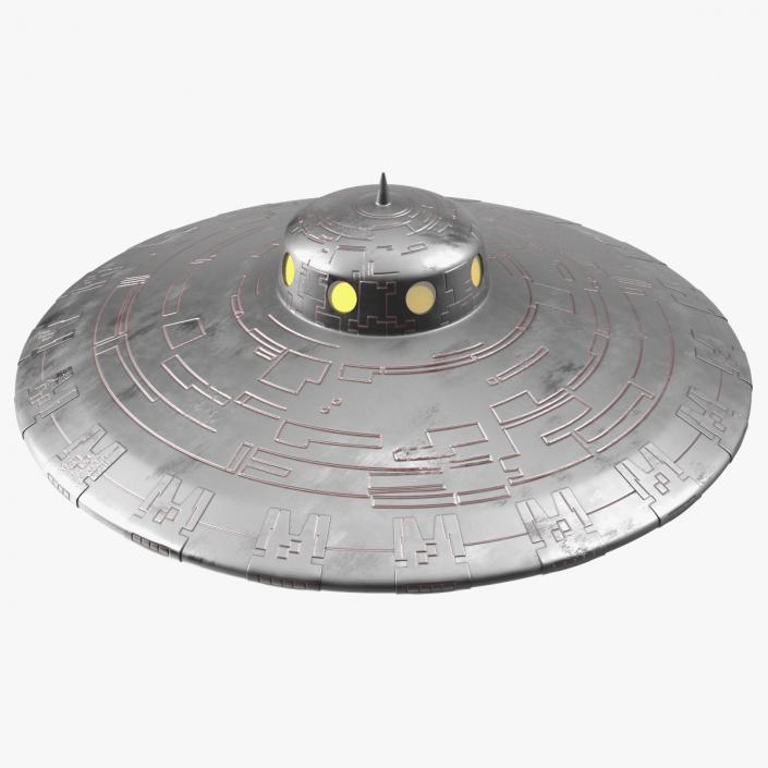 3D Fly Old UFO Ship