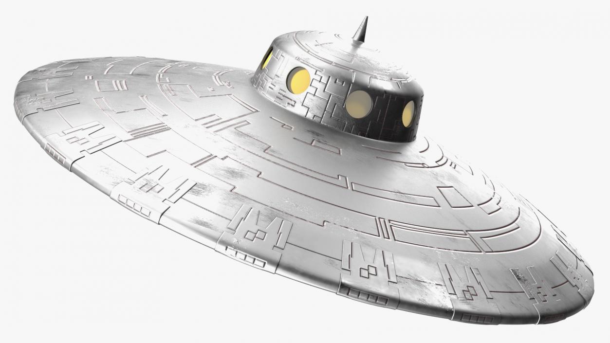 3D Fly Old UFO Ship