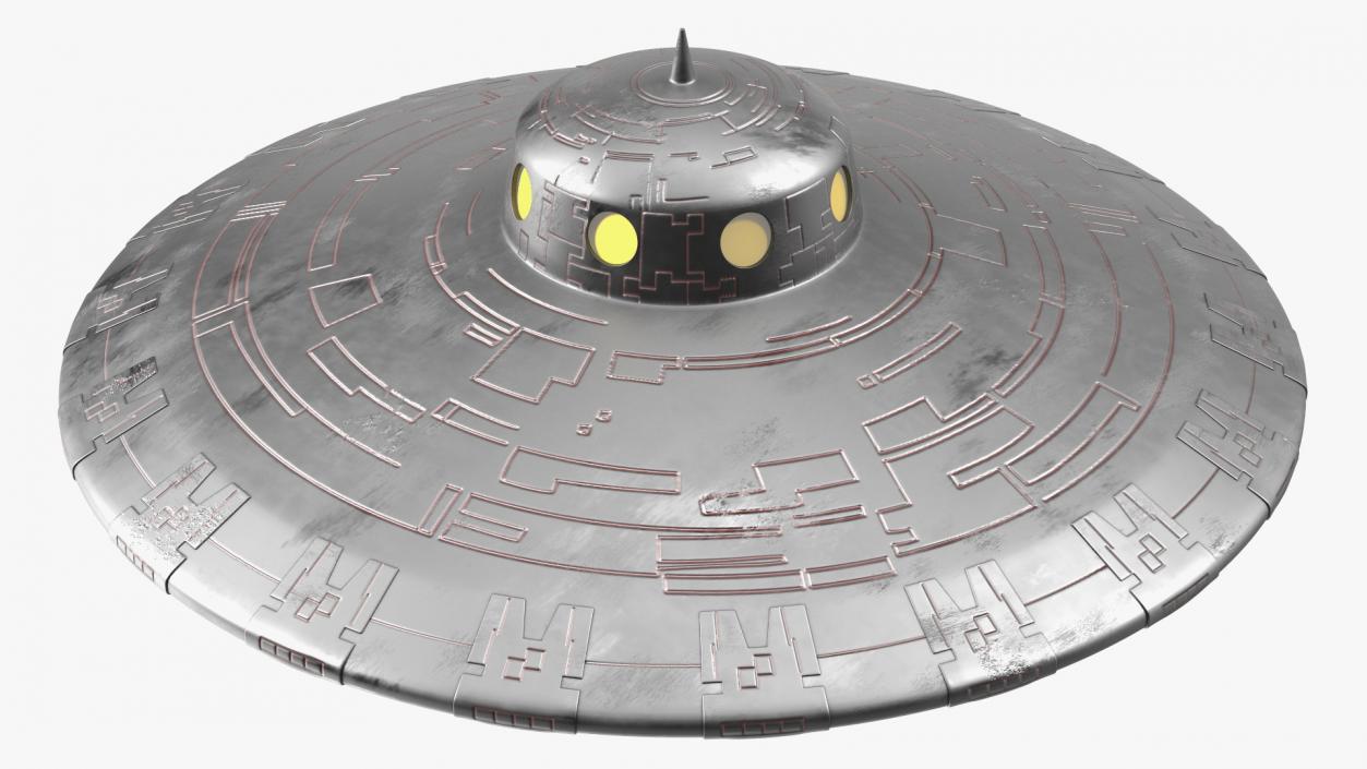 3D Fly Old UFO Ship