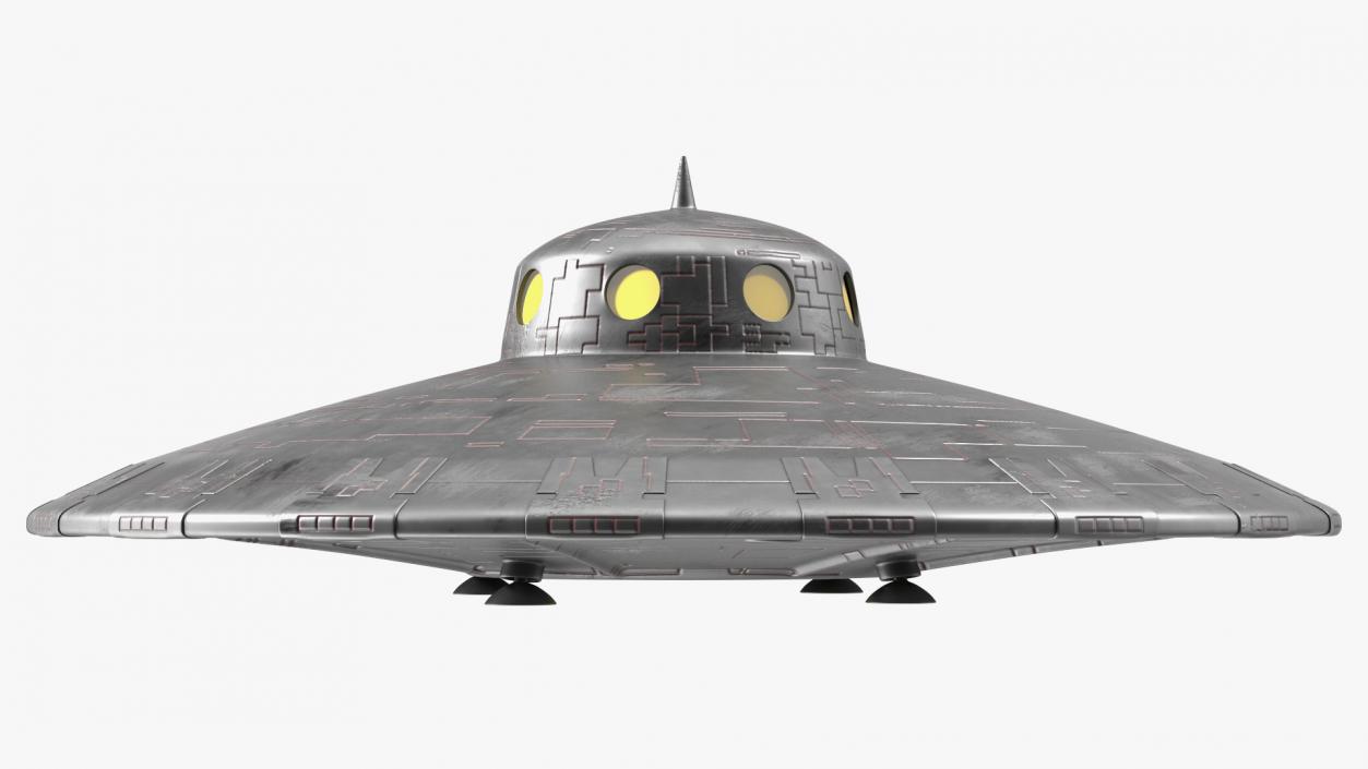 3D Fly Old UFO Ship