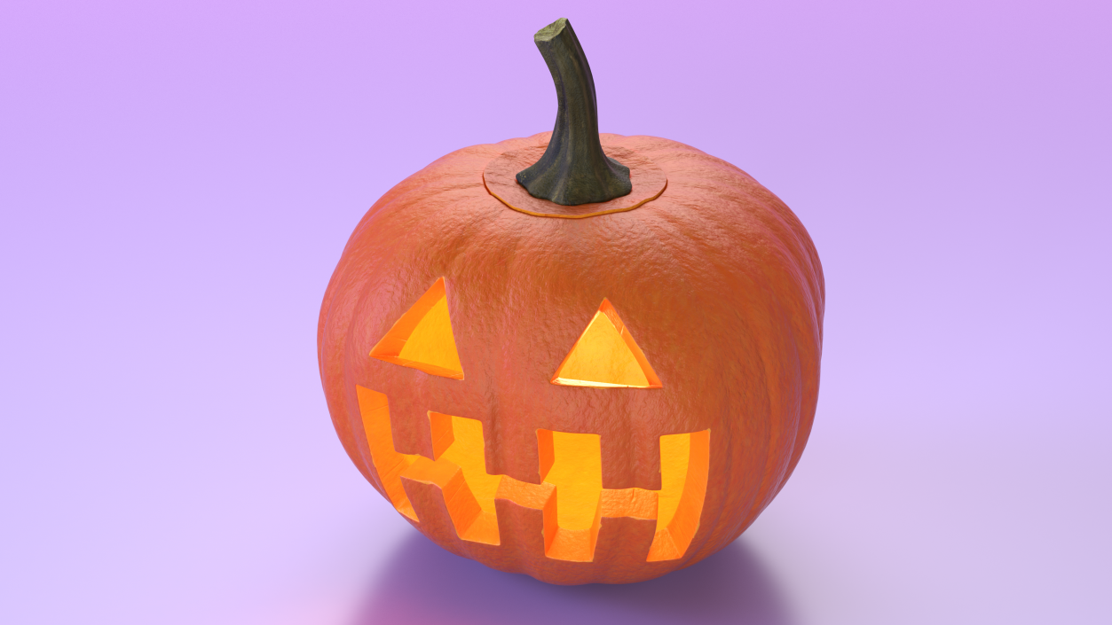 3D Halloween Pumpkinhead