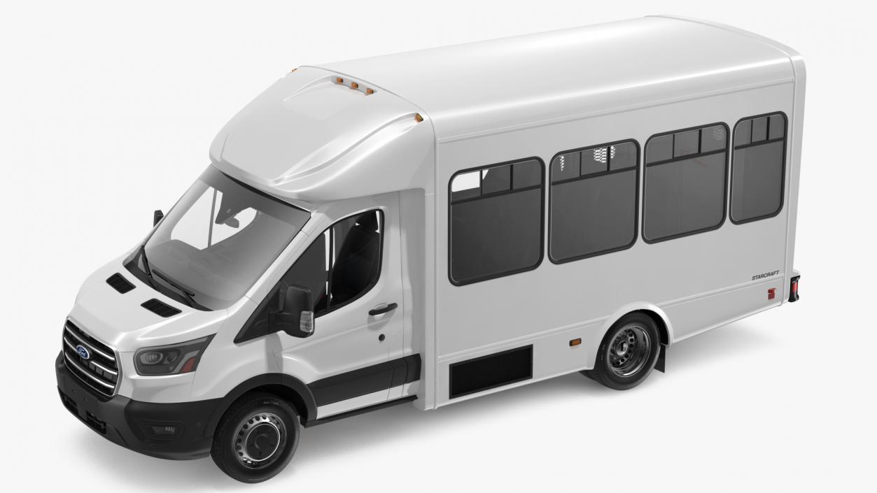 3D Ford Starlite 2020 Transit Shuttle Bus model