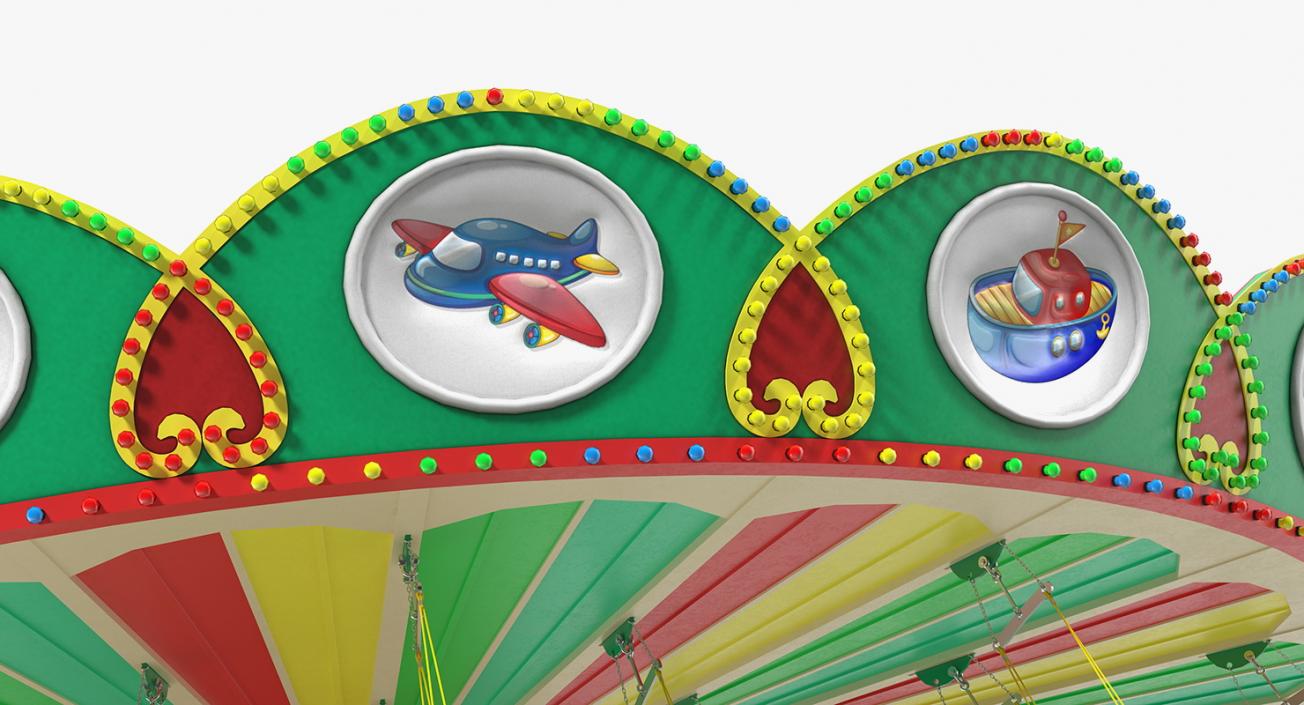 Carnival Swing Ride 3D model