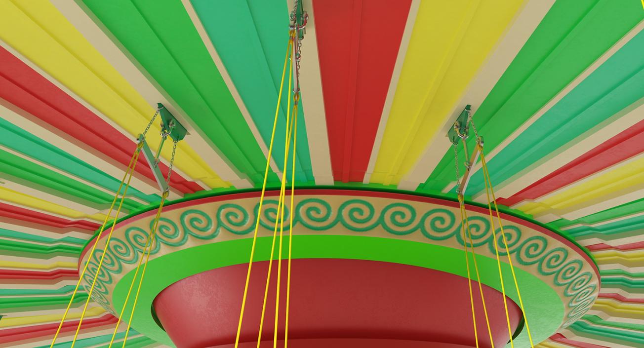 Carnival Swing Ride 3D model