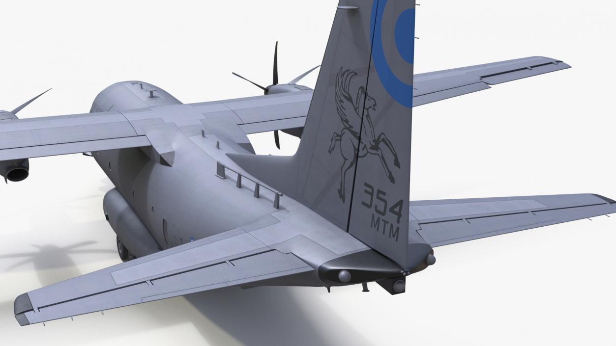 3D Aircraft Alenia C-27J Spartan Greece Rigged model