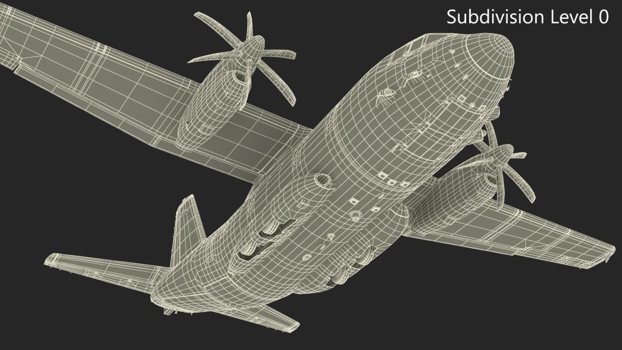 3D Aircraft Alenia C-27J Spartan Greece Rigged model