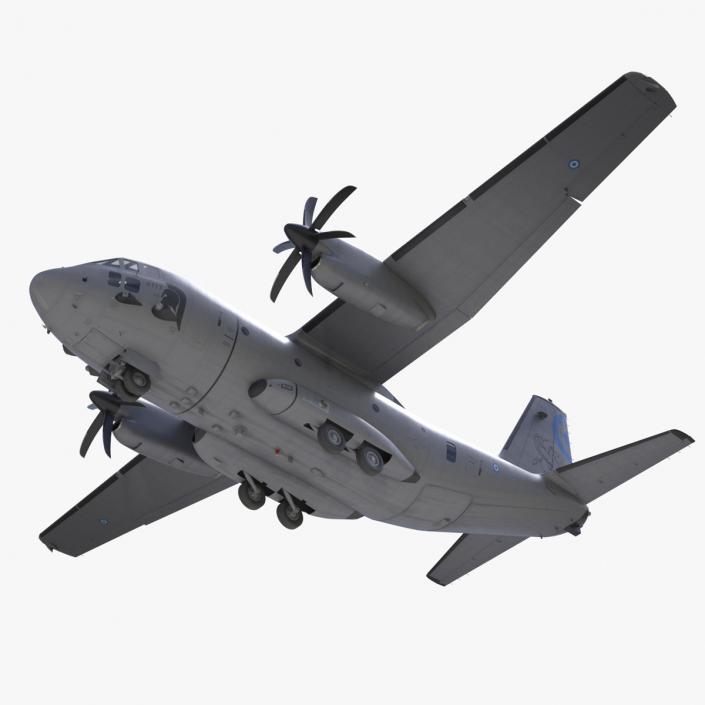 3D Aircraft Alenia C-27J Spartan Greece Rigged model