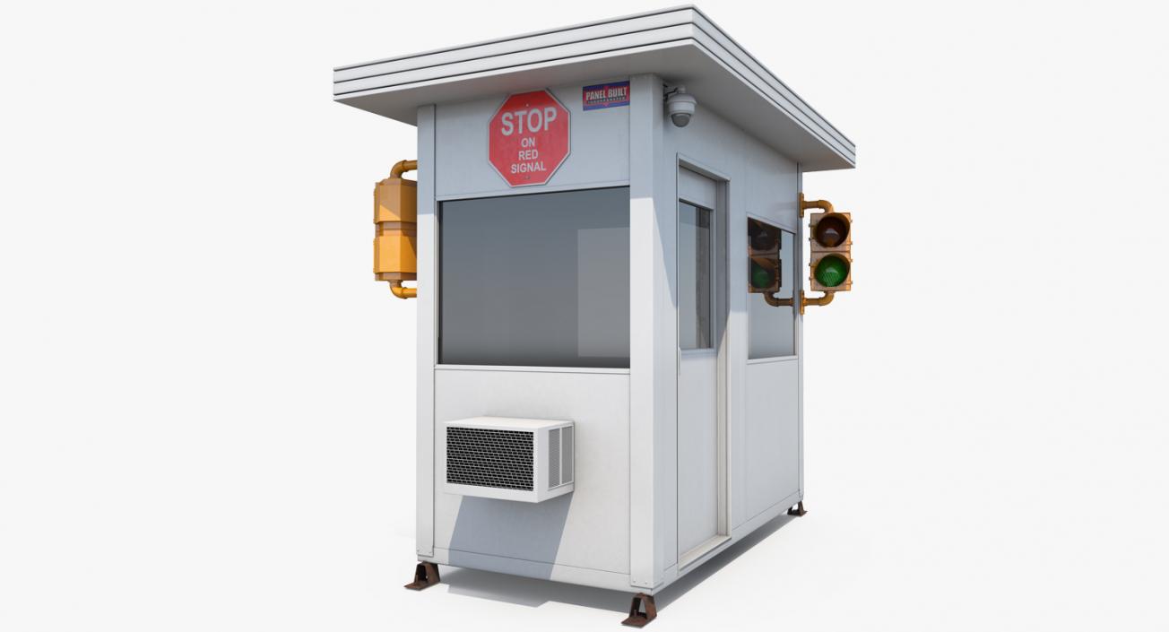 Portable Security Booth Cabin 3D model