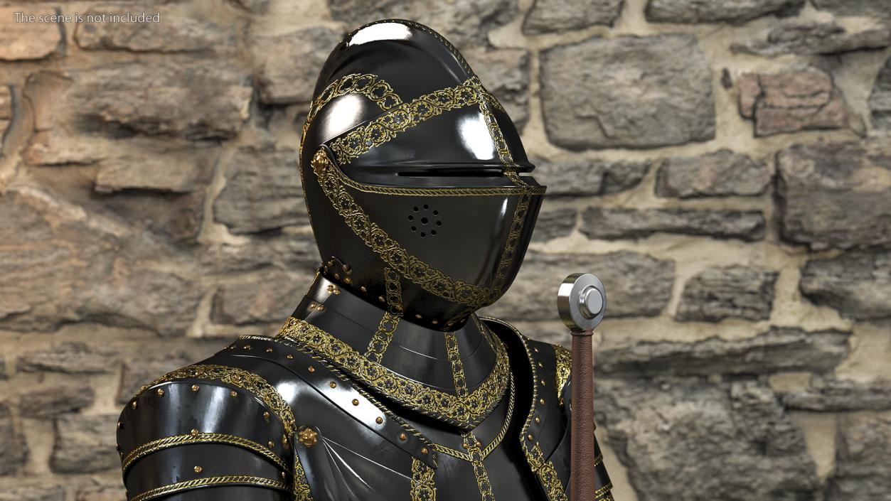 3D Medieval Knight Plates Armor Collection 3