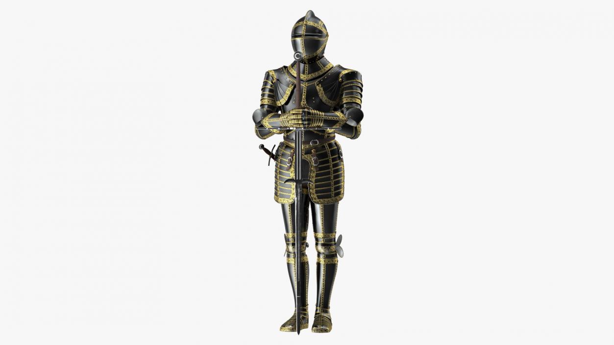 3D Medieval Knight Plates Armor Collection 3