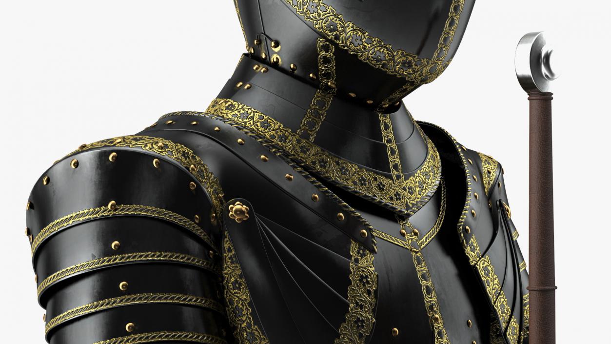 3D Medieval Knight Plates Armor Collection 3