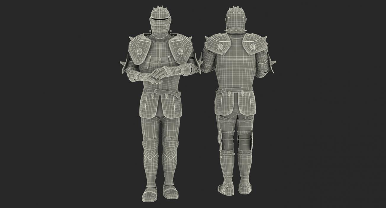 3D Medieval Knight Plates Armor Collection 3