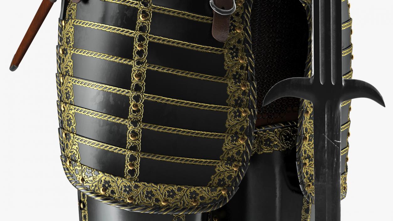 3D Medieval Knight Plates Armor Collection 3