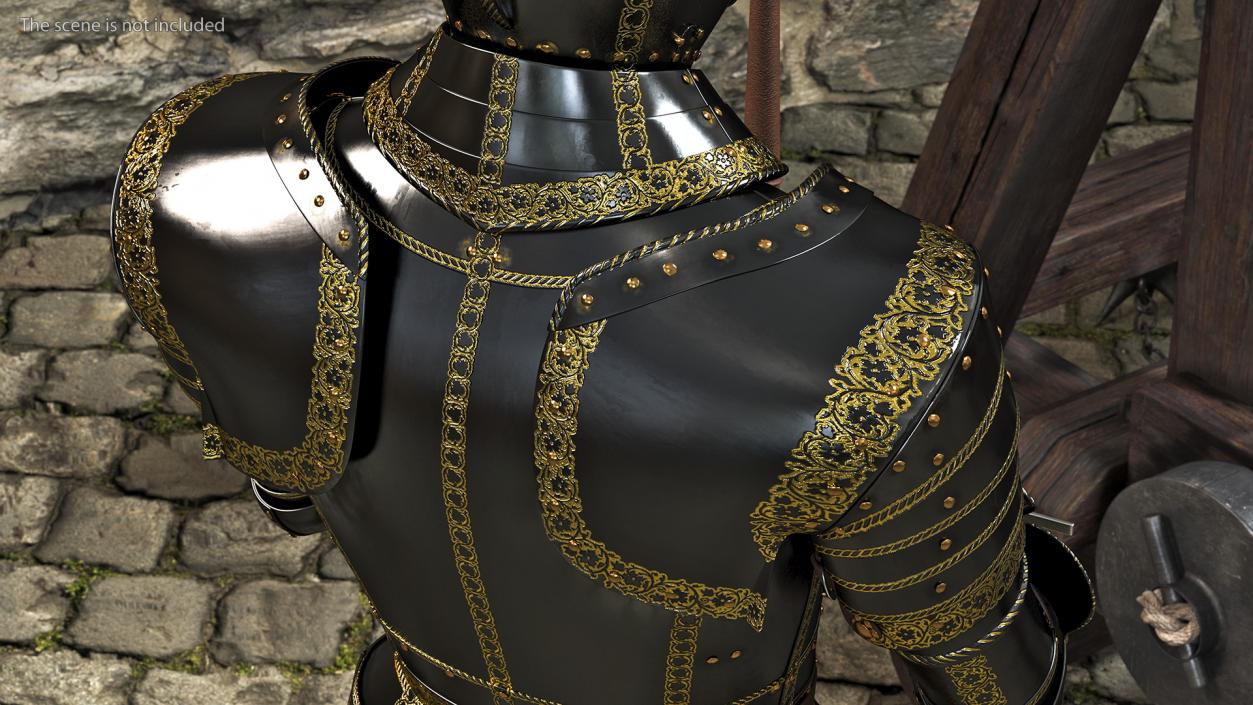 3D Medieval Knight Plates Armor Collection 3