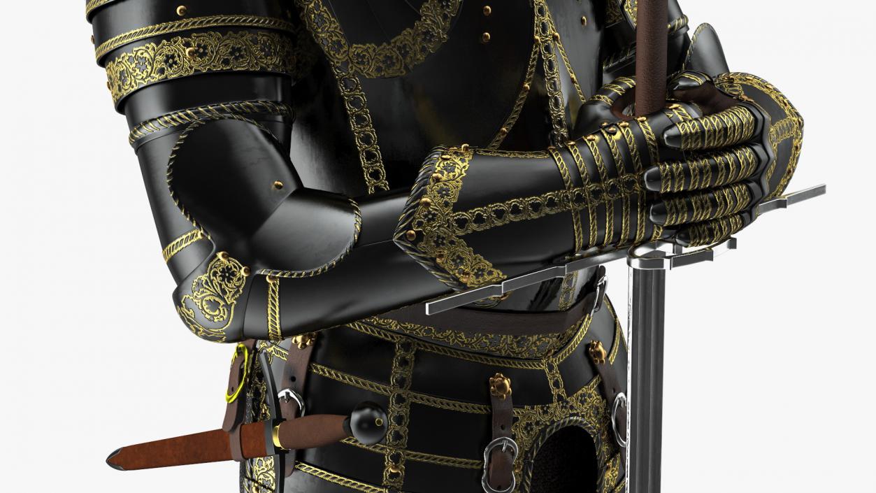 3D Medieval Knight Plates Armor Collection 3