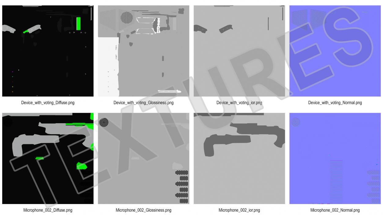 Discussion Device with Voting 3D model