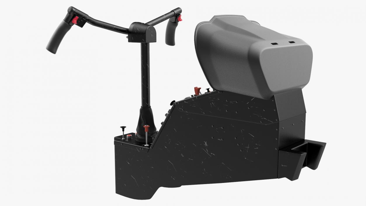 Helicopter Cockpit Flight Instrument Panel 3D