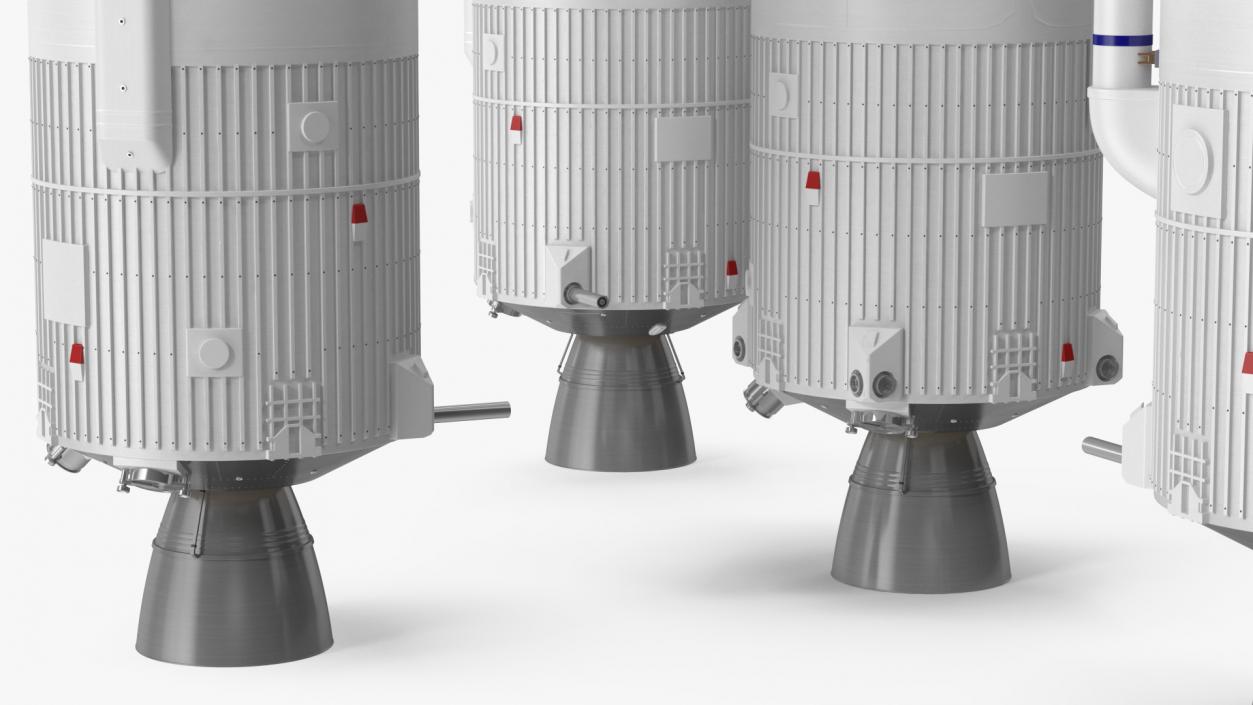 Heavy Lift Rocket System 3D model