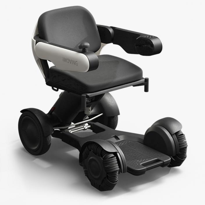 3D JBH Smart Power Wheelchair Rigged model