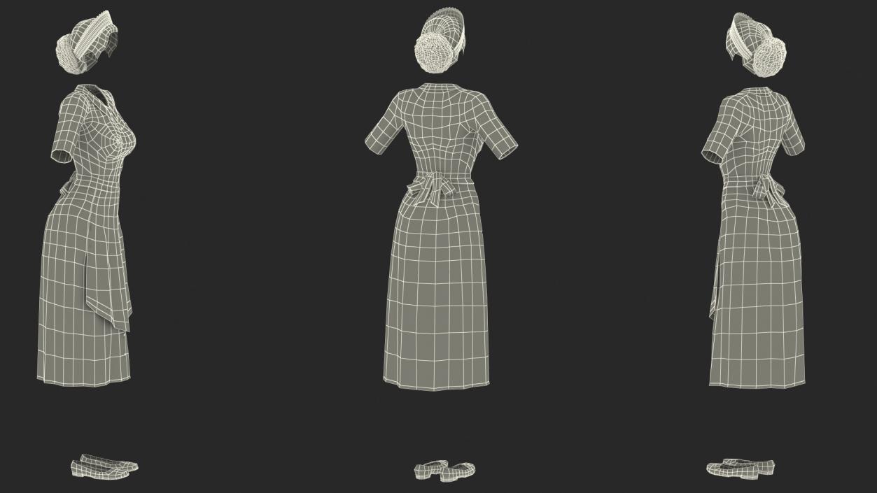 3D model Maid Dress