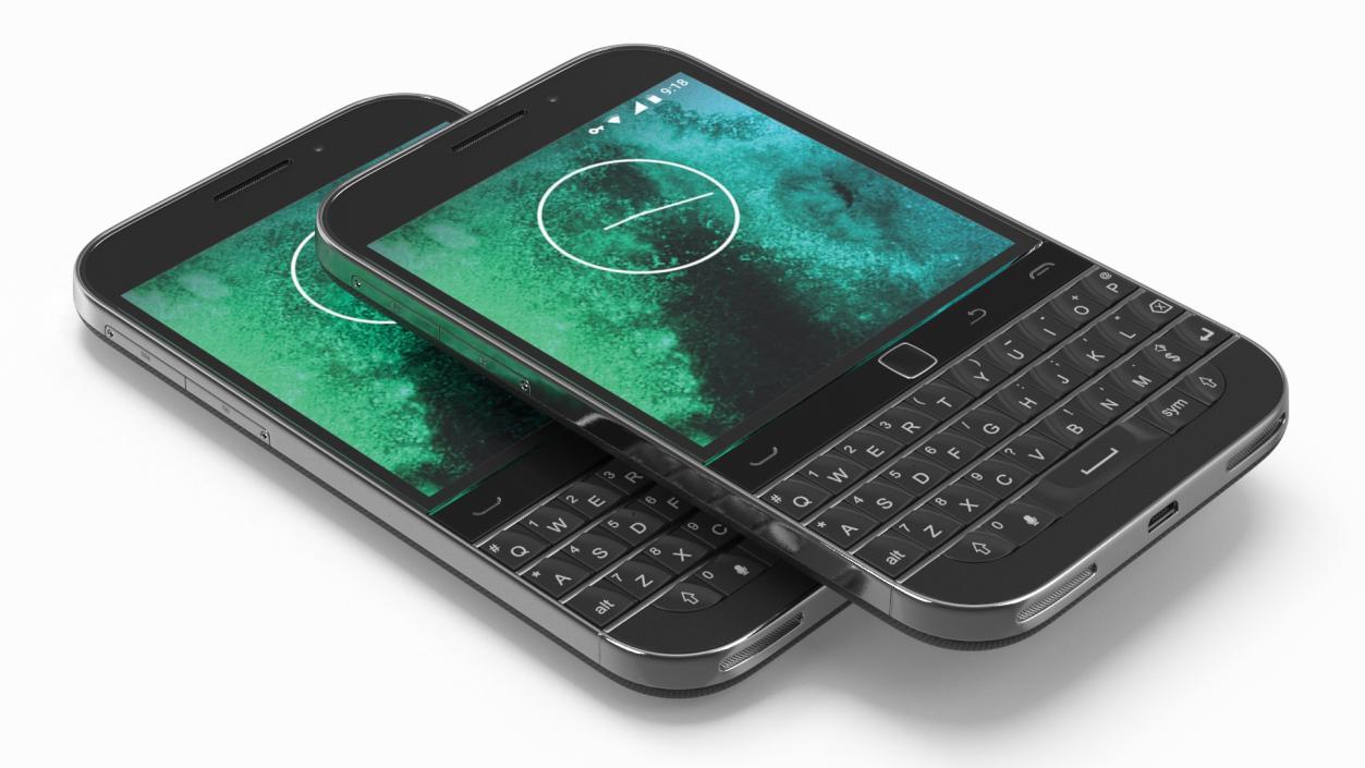 3D Premium Smartphone with Qwerty Keyboard Silver