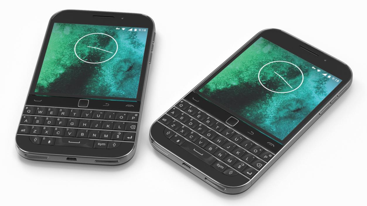 3D Premium Smartphone with Qwerty Keyboard Silver