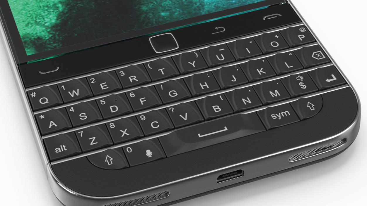 3D Premium Smartphone with Qwerty Keyboard Silver