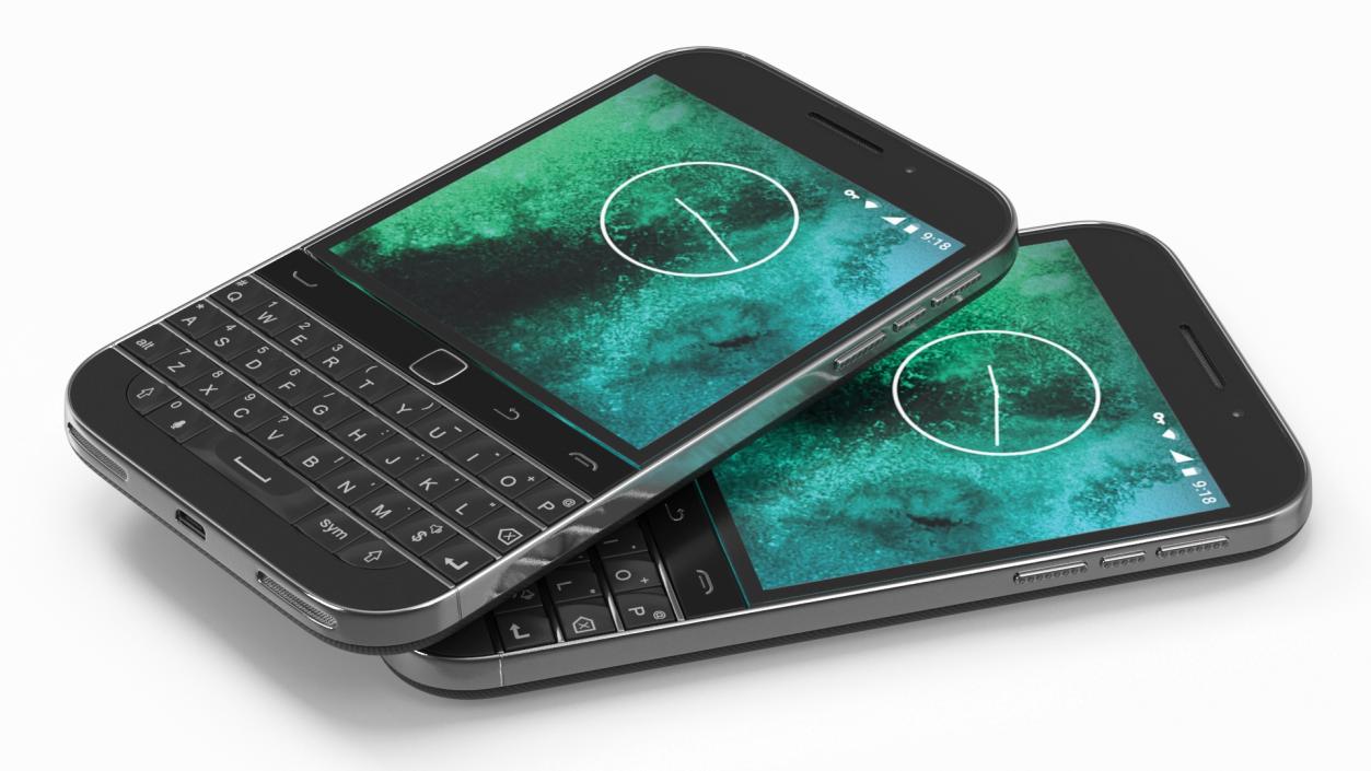 3D Premium Smartphone with Qwerty Keyboard Silver