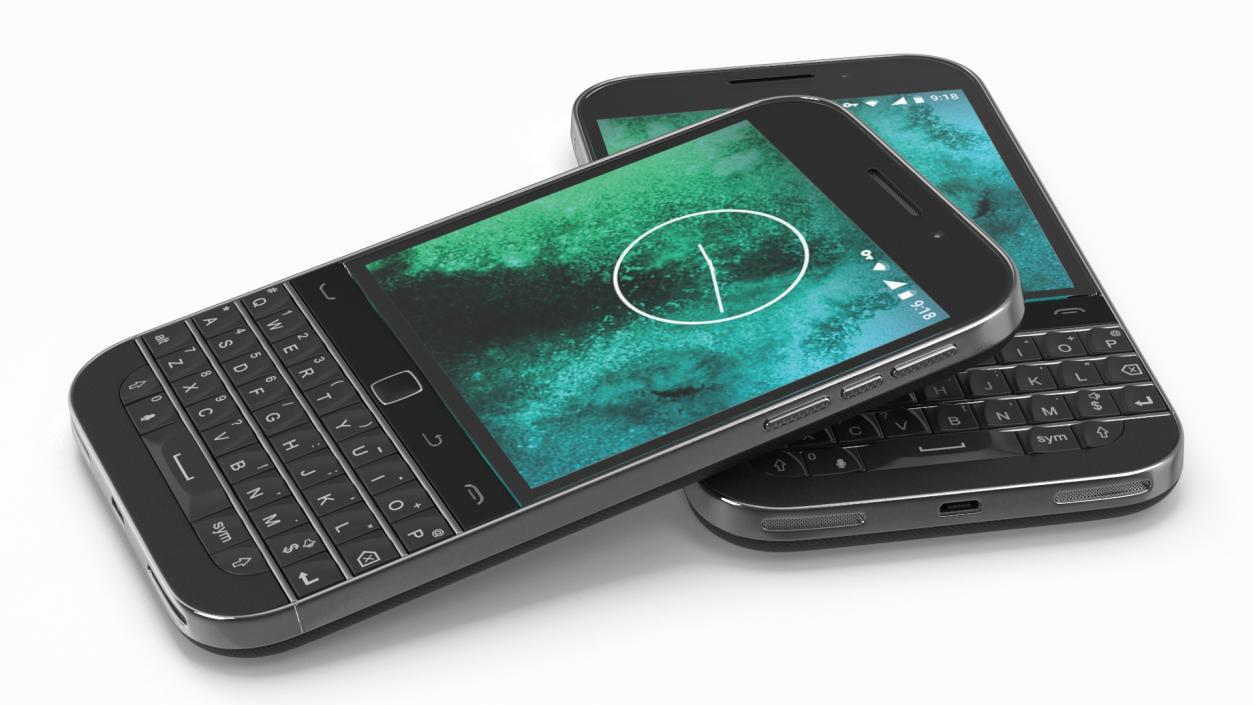 3D Premium Smartphone with Qwerty Keyboard Silver