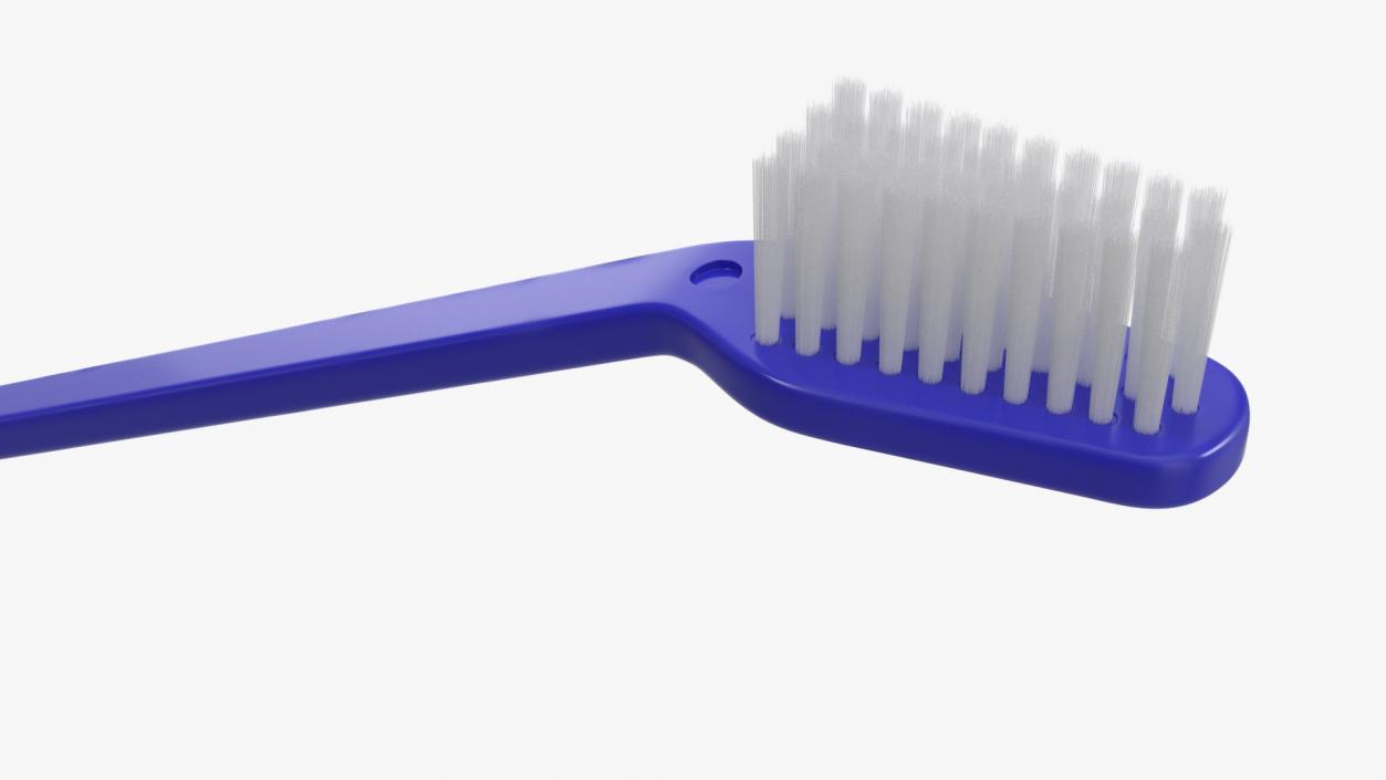 Pet Toothbrush Blue 3D model