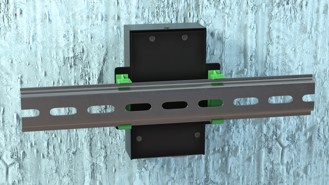 Mega Screw Terminal Block Din Rail 3D model