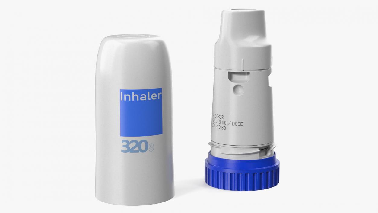 Copd Inhaler Open 3D