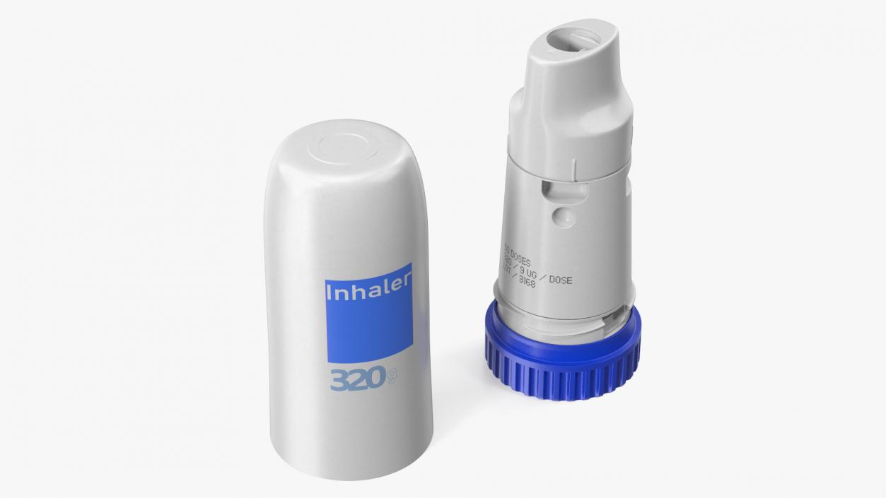 Copd Inhaler Open 3D